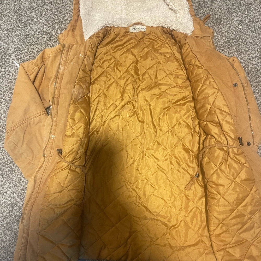 Women's Warm Tan Ski Jacket​​ - Picture 3 of 7